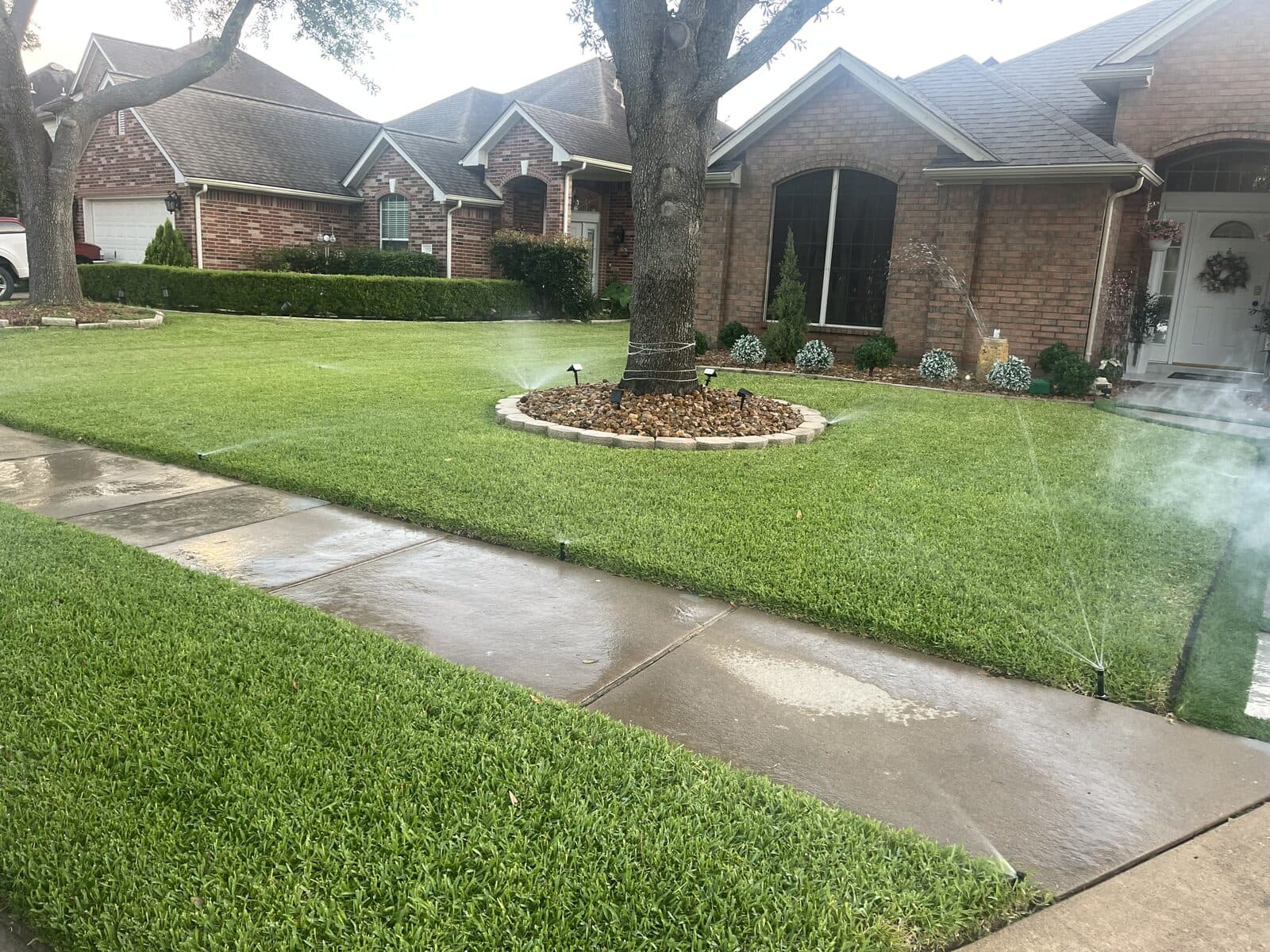 Concrete and gravel work by AA Tree Services